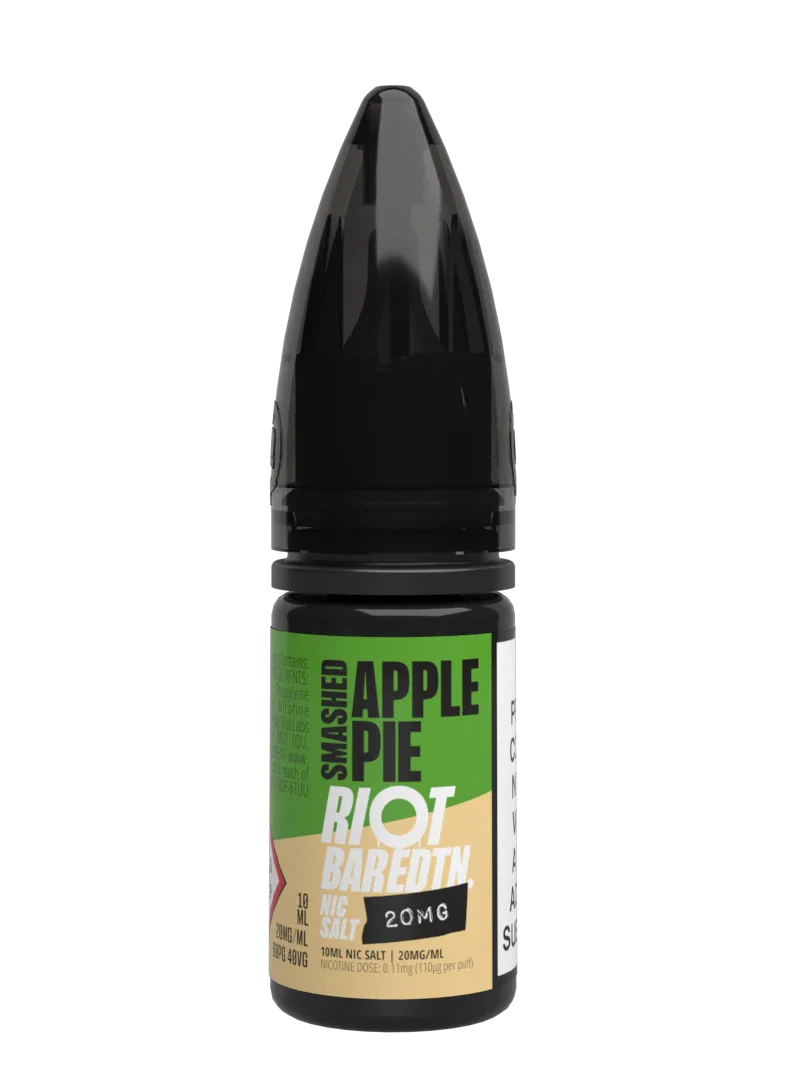 Smashed Apple Pie Nic Salt E-Liquid by Riot Bar Edition