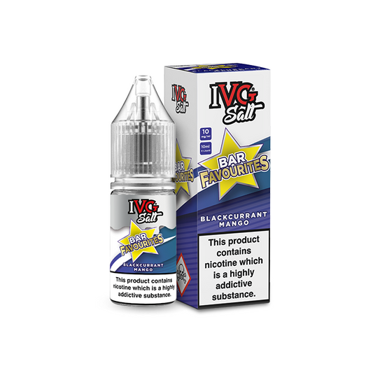 Blackcurrant Mango Nic Salt E-Liquid by IVG Bar Favourites
