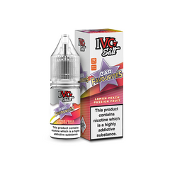 Lemon Peach Passionfruit Nic Salt E-Liquid by IVG Bar Favourites