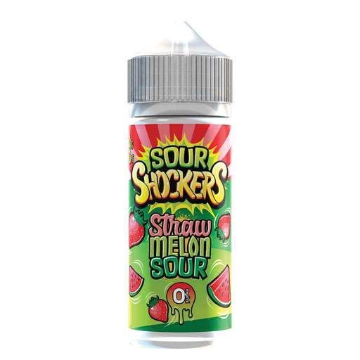 Straw Melon Sour 100ml Shortfill by Sour Shockers