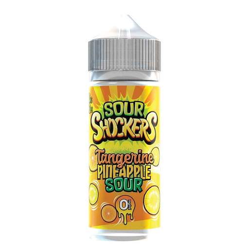 Tangerine & Pineapple Sour 100ml Shortfill E-Liquid by Sour Shockers