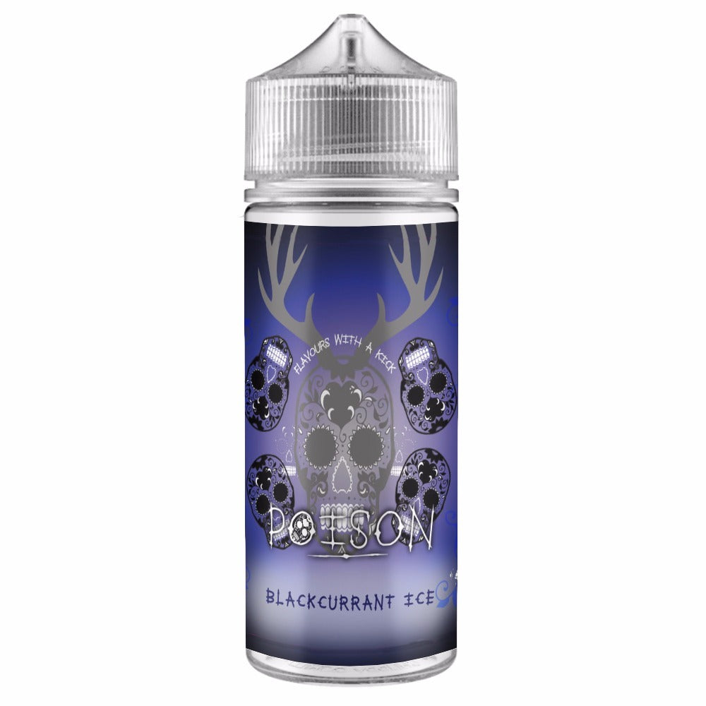 Blackcurrant Ice 100ml Shortfill E-Liquid by Poison