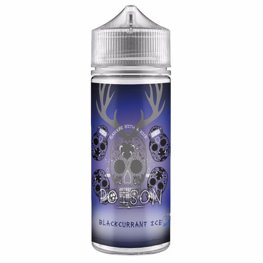 Blackcurrant Ice 100ml Shortfill E-Liquid by Poison