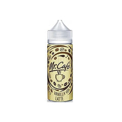 Vanilla Latte 100ml Shortfill E-Liquid by Mr. Cafe