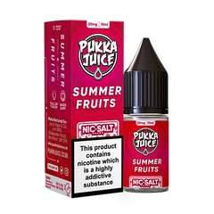 Summer Fruits Nic Salt E-Liquid by Pukka Juice