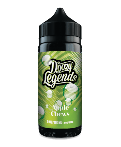 Apple Chews 100ml Shortfill E-Liquid by Doozy Legends