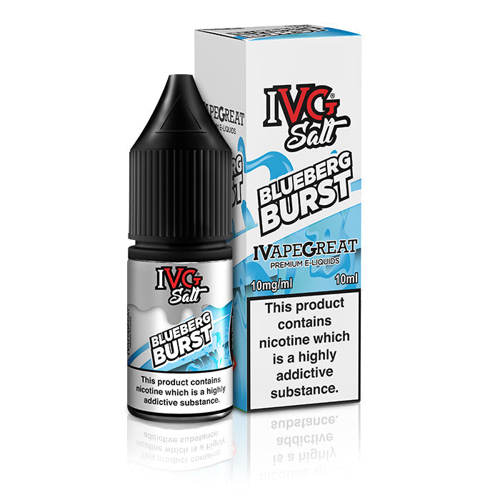 Blurberg Burst 10ml Nic Salt E-Liquid by IVG