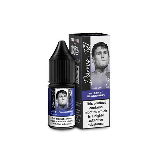 Black & Blueberry Nic Salt E-Liquid by IVG Darren Till