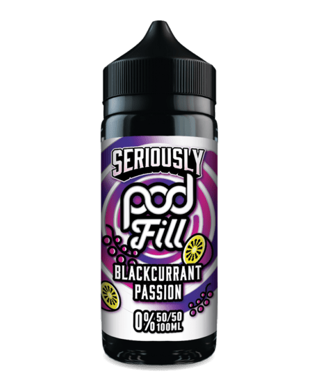 Blackcurrant Passion 100ml Shortfill E-Liquid by Seriously Pod Fill