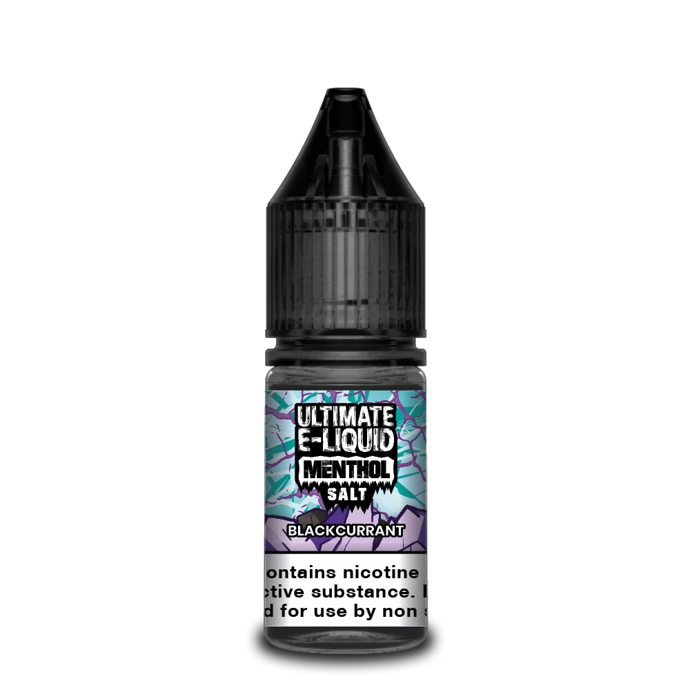 Menthol Blackcurrant Nic Salt E-liquid by Ultimate Juice