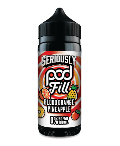 Blood Orange Pineapple 100ml Shortfill E-Liquid by Seriously Pod Fill