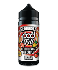 Blood Orange Pineapple 100ml Shortfill E-Liquid by Seriously Pod Fill