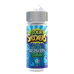 Blue Raspberry Sour 100ml Shortfill E-Liquid By Sour Shockers