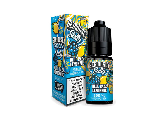 Blue Razz Lemonade Nic Salt E-liquid by Seriously Soda