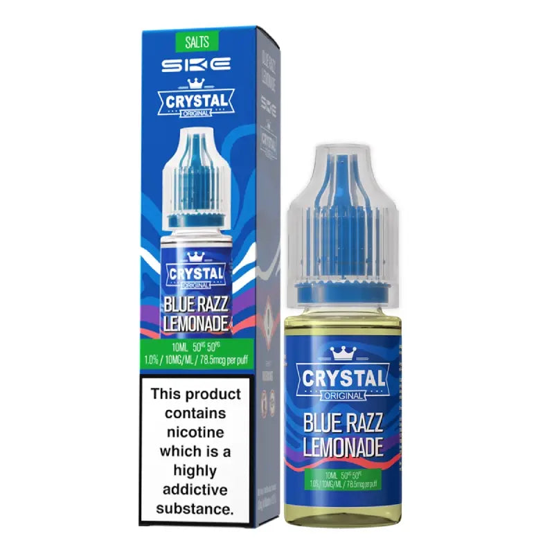Blue Razz Lemonade Nic Salt E-Liquid by SKE Crystal Original