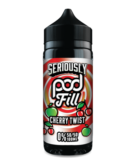 Cherry Twist 100ml Shortfill E-Liquid by Seriously Pod Fill