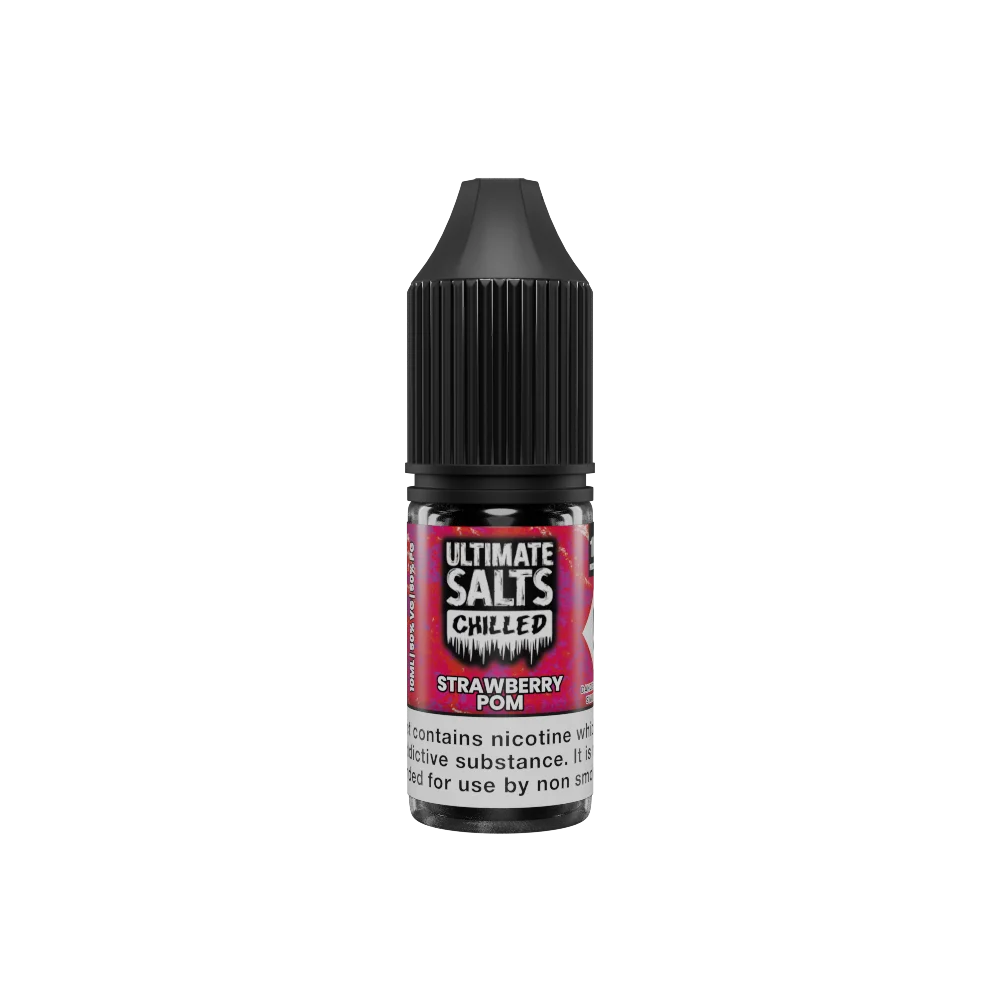 Strawberry Pom 10ml Nic Salt E-Liquid by Ultimate Salt Chilled