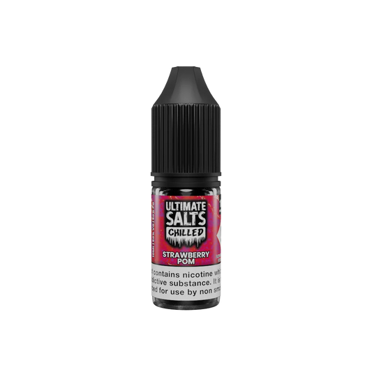 Strawberry Pom 10ml Nic Salt E-Liquid by Ultimate Salt Chilled