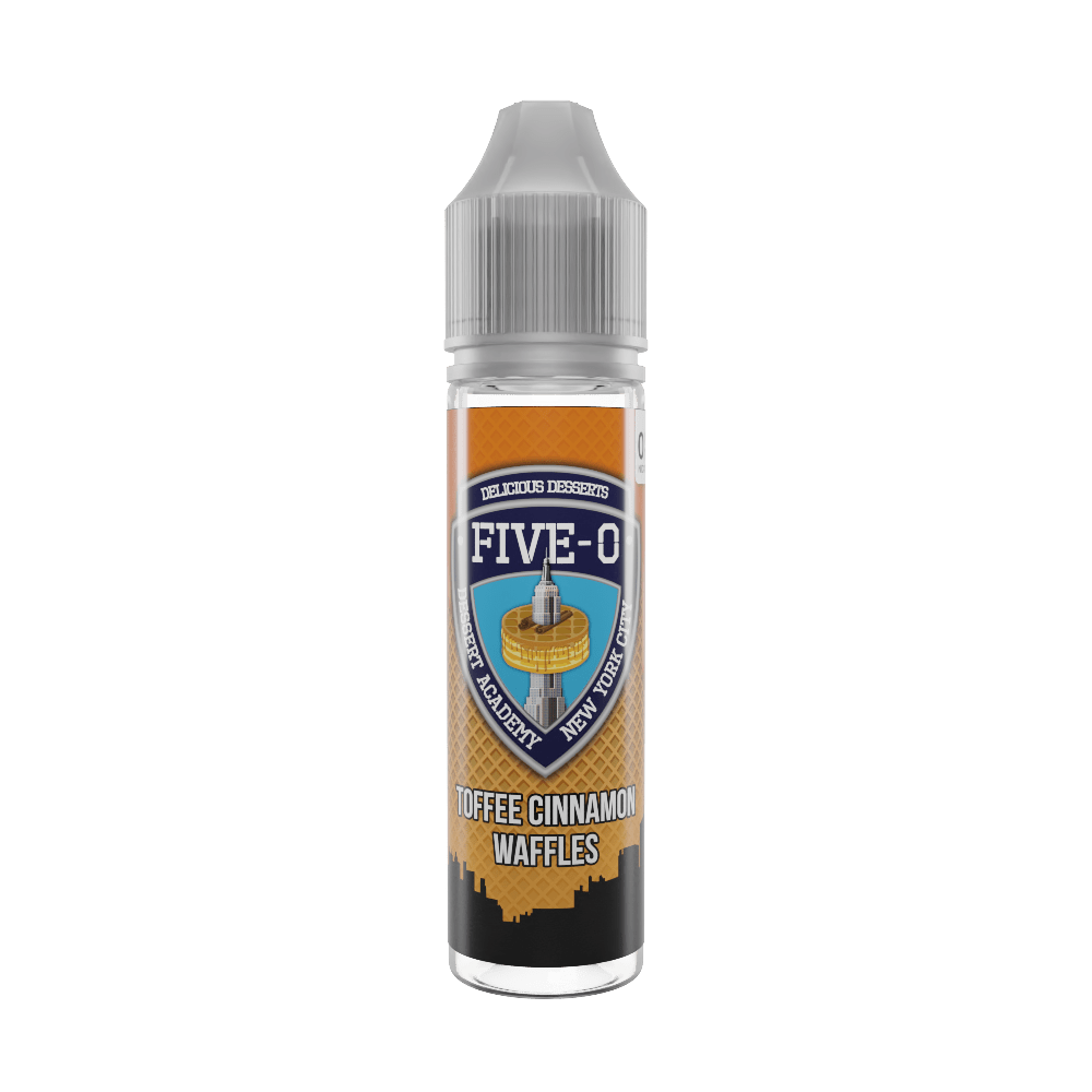 Toffee Cinnamon Waffle 50ml Shortfill E-Liquid by Five-O