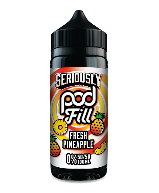 Fresh Pineapple 100ml Shortfill E-Liquid by Seriously Pod Fill