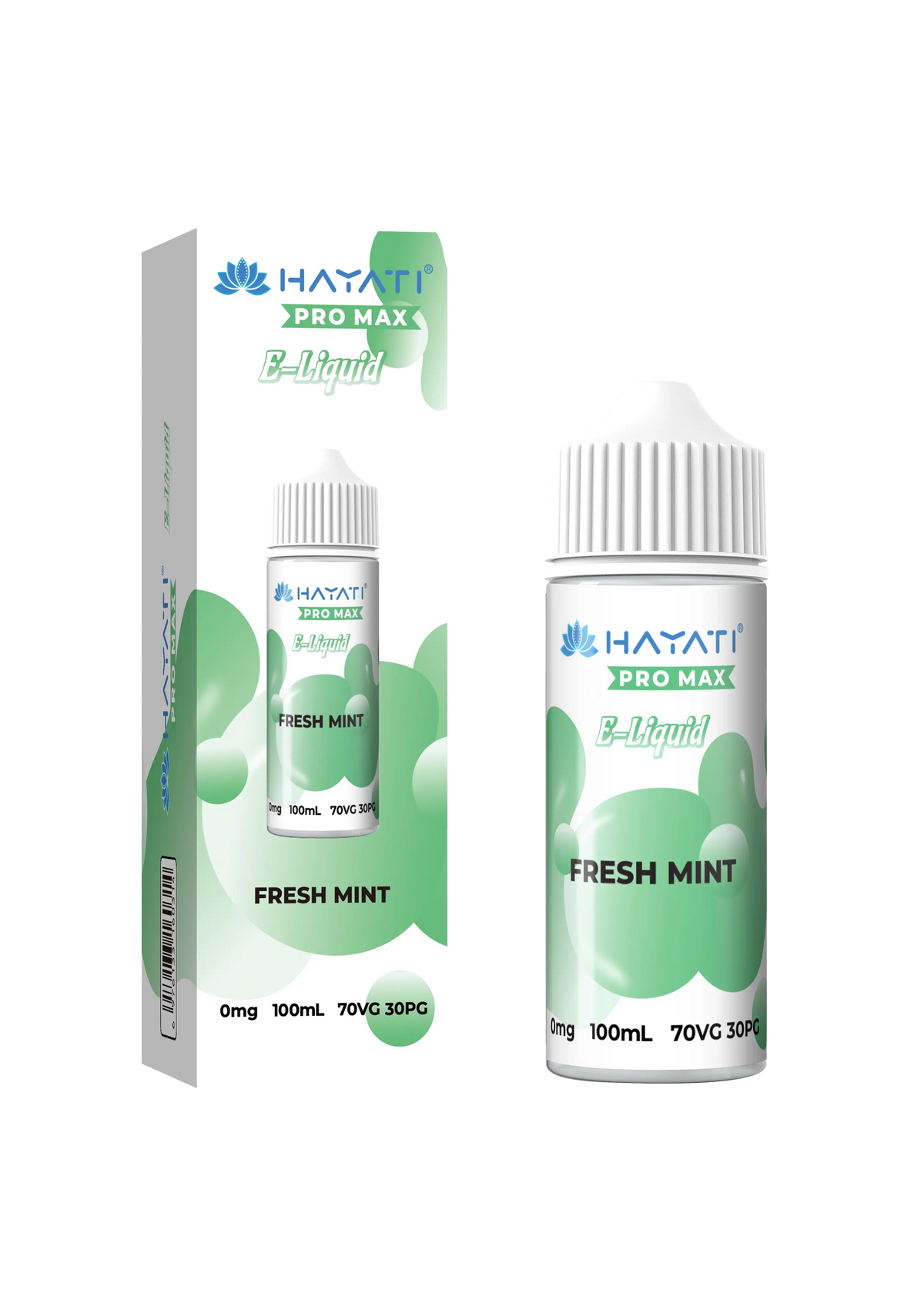 Fresh Mint 100ml Shortfill E-Liquid by Hayati Pro Max