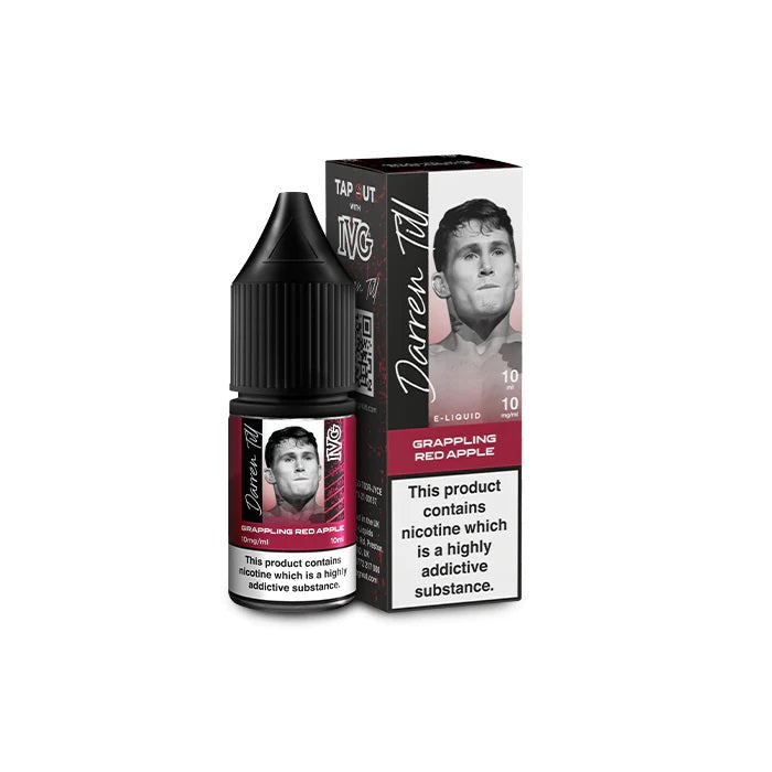 Grappling Red Apple Nic Salt E-Liquid by IVG Darren Till