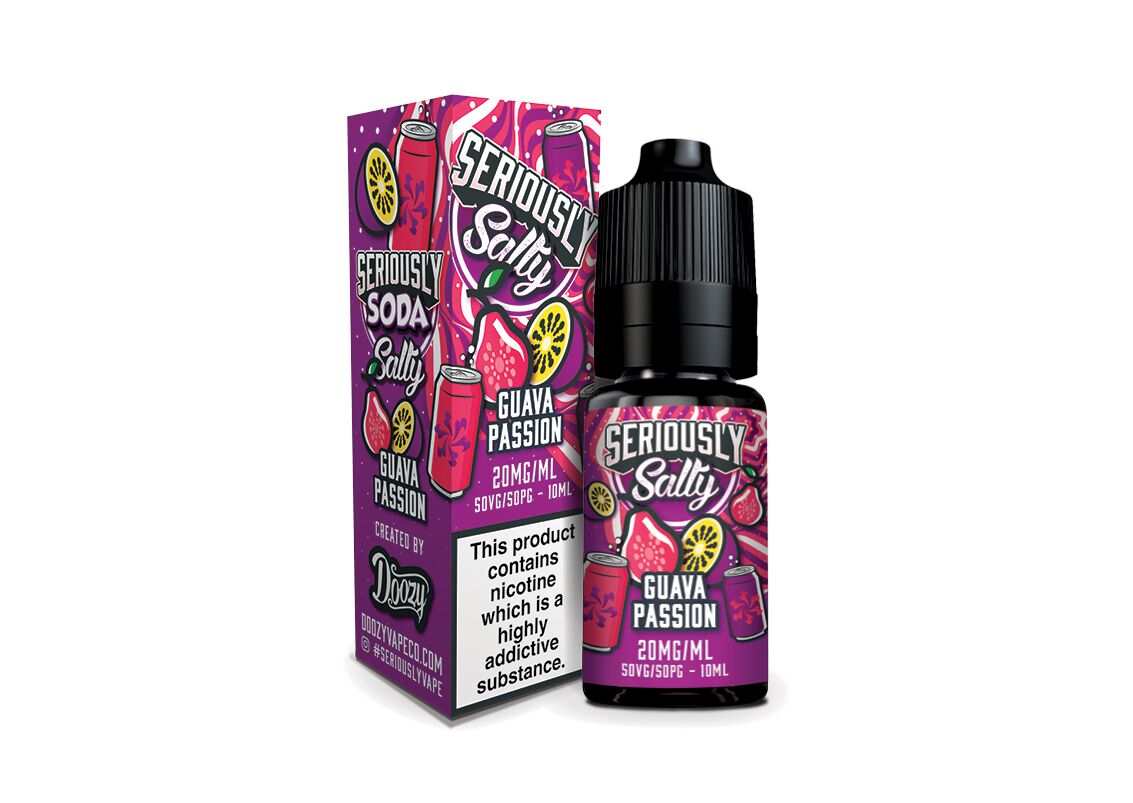 Guava Passion Nic Salt E-liquid by Seriously Soda
