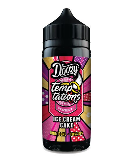 Ice Cream Cake 100ml Shortfill E-Liquid by Doozy Temptations