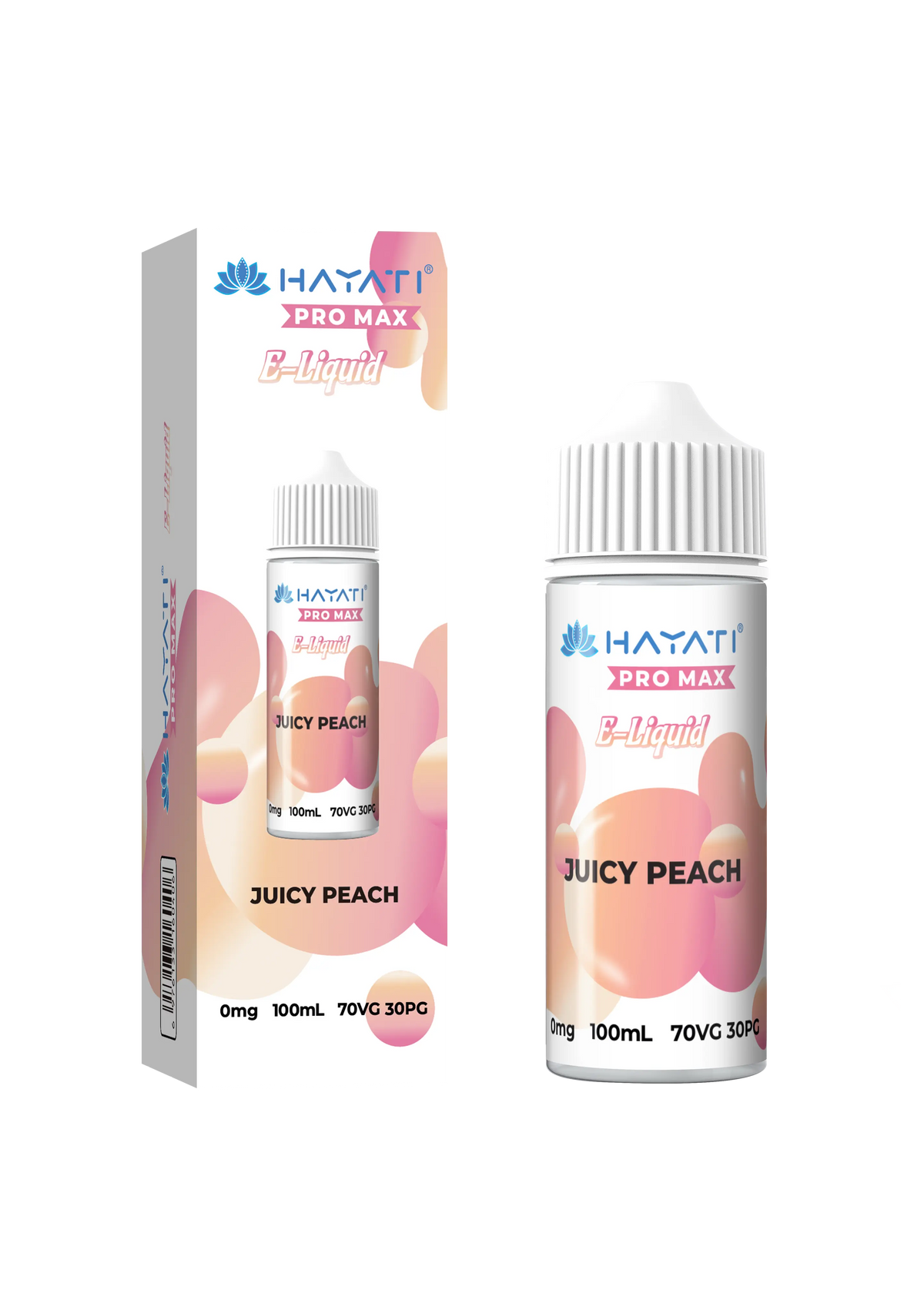 Juicy Peach 100ml Shortfill E-Liquid by Hayati Pro Max