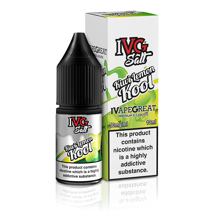 Kiwi Lemon Kool Nic Salt 10ml E-Liquid by IVG