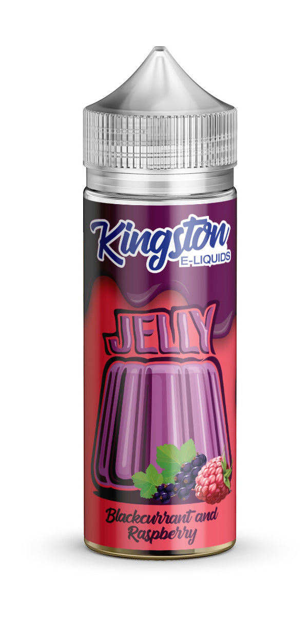 Blackcurrant & Raspberry 100ml Shortfill E-Liquid by Kingston Jelly