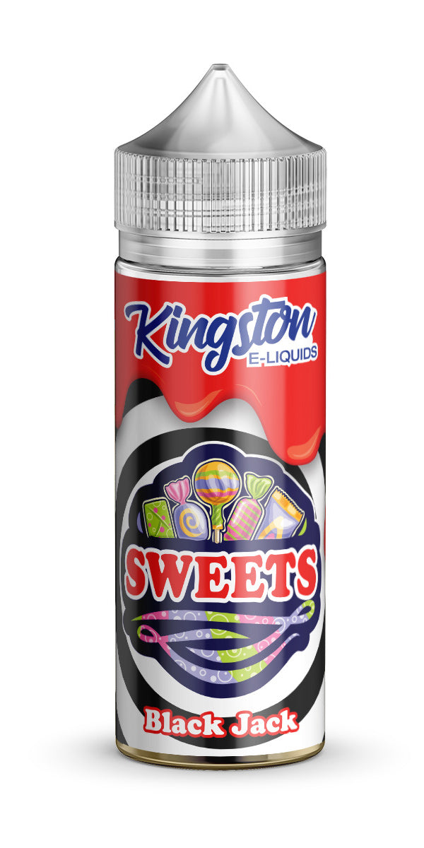 Black Jack 100ml Shortfill E-Liquid by Kingston Sweets