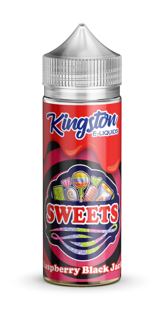 Raspberry Black Jack 100ml Shortfill E-Liquid by Kingston Sweets