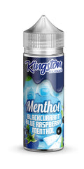 Blackcurrant, Blue Raspberry Menthol 100ml Shortfill E-Liquid by Kingston Menthol