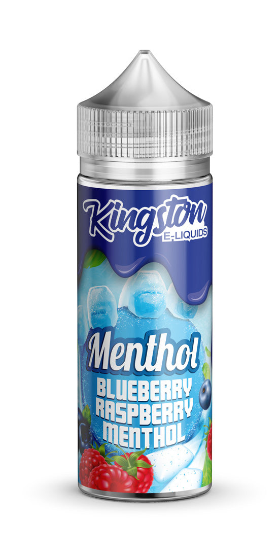 Blueberry, Raspberry Menthol 100ml Shortfill E-Liquid by Kingston Menthol