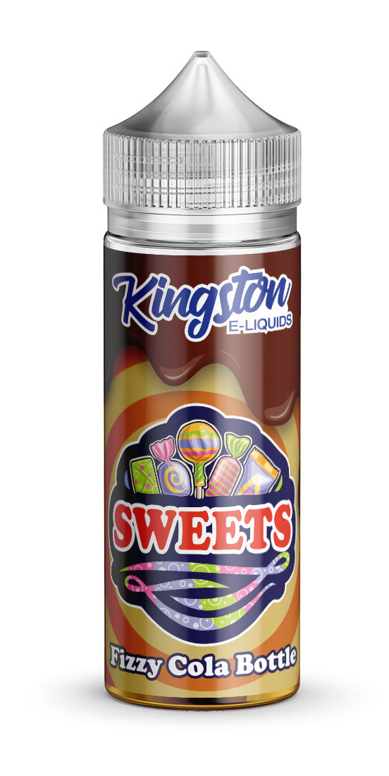 Fizzy Cola Bottles 100ml Shortfill E-Liquid by Kingston Sweets