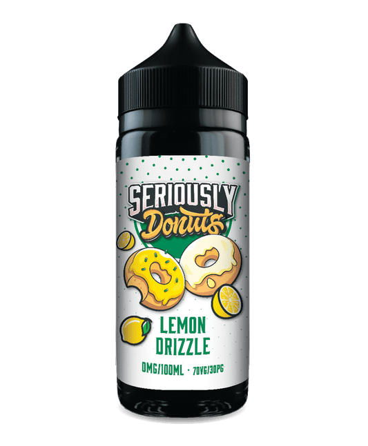 Lemon Drizzle 100ml Shortfill E-Liquid by Seriously Donuts