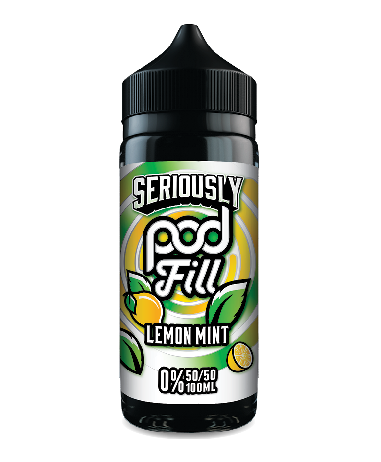 Lemon Mint 100ml Shortfill E-Liquid by Seriously Pod Fill