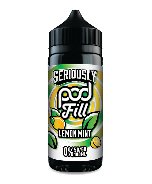Lemon Mint 100ml Shortfill E-Liquid by Seriously Pod Fill