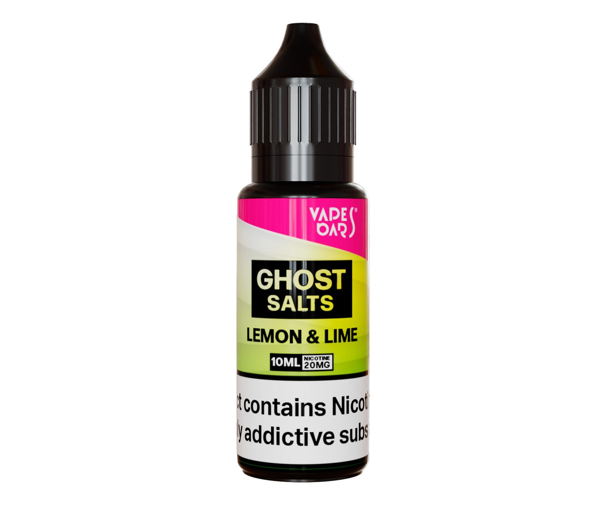 Lemon & Lime Nic Salt E-Liquid by Vapes Bars Ghost Salts