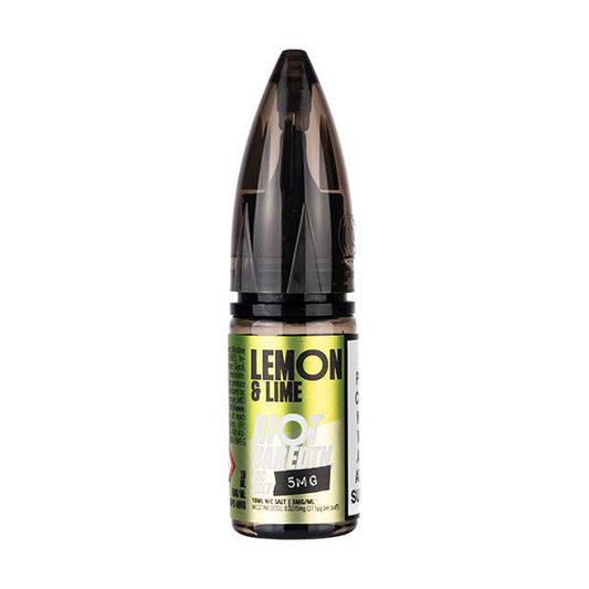 Lemon & Lime Nic Salt E-Liquid by Riot Bar Edition