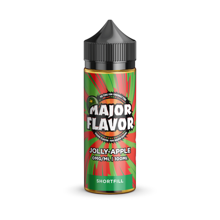 Jolly Apple 100ml Shortfill E-Liquid by Major Flavor
