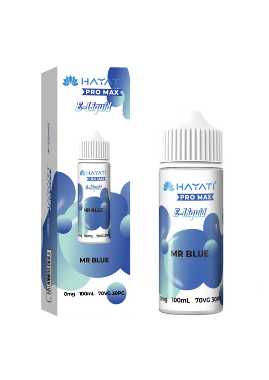 Mr Blue 100ml Shortfill E-Liquid by Hayati Pro Max
