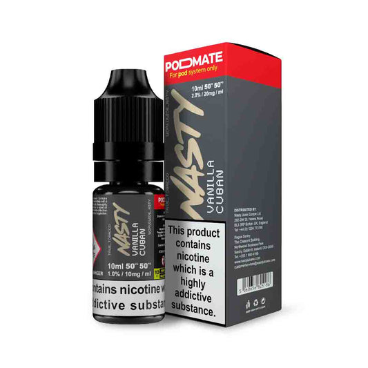 Vanilla Cuban Nic Salt E-Liquid by Nasty Salt
