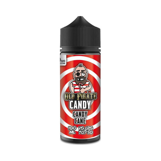 Candy Cane 100ml Shortfill E-Liquid by Old Pirate Candy
