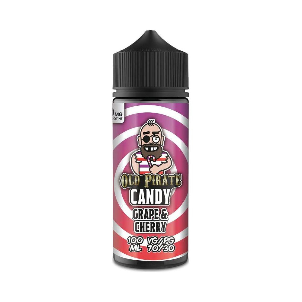 Grape & Cherry 100ml Shortfill E-Liquid by Old Pirate Candy