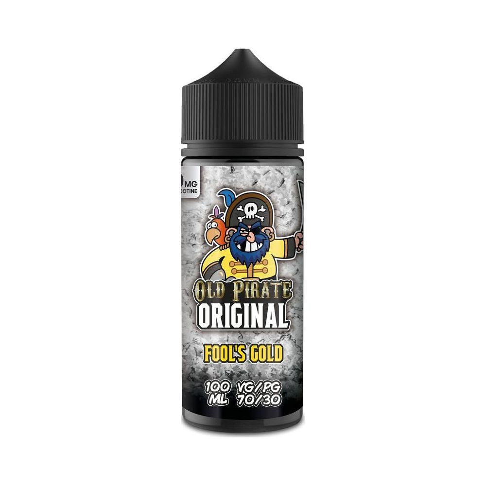 Fool’s Gold 100ml Shortfill E-Liquid by Old Pirate Original
