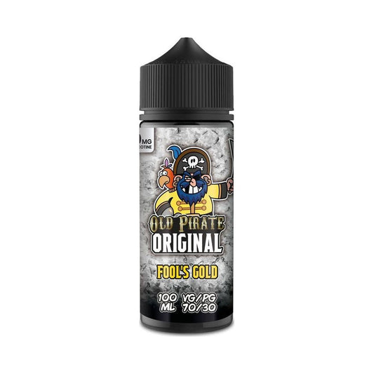 Fool’s Gold 100ml Shortfill E-Liquid by Old Pirate Original