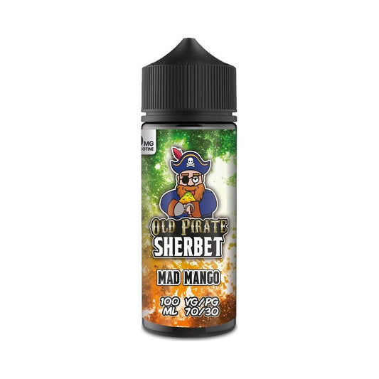 Mad Mango 100ml Shortfill E-Liquid by Old Pirate Sherbet