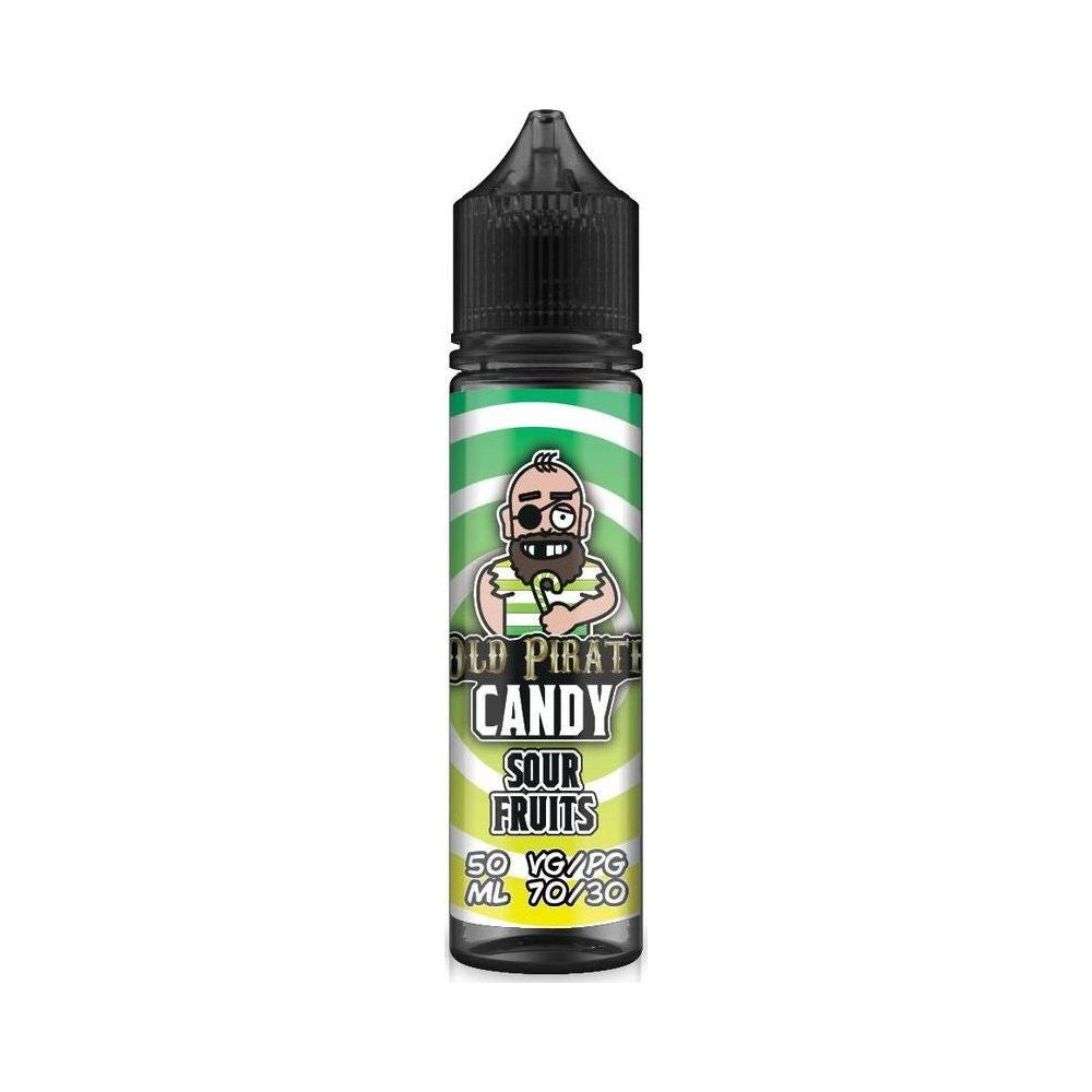 Sour Fruits 50ml Shortfill E-Liquid by Old Pirate Candy
